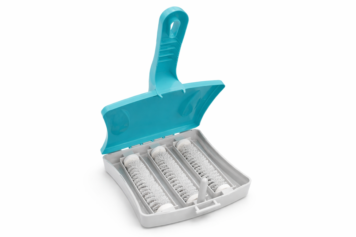 Zidello Carpet Cleaning Roller Brush with three rollers