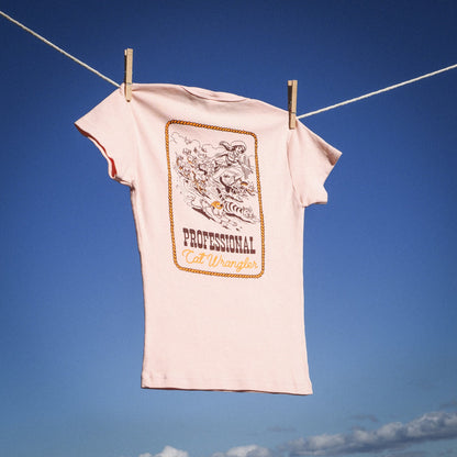 "Cat Wrangler" Baby Tee