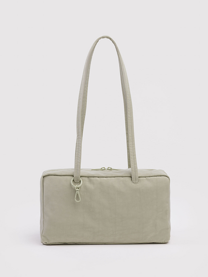 Nylon Bowler Bag: Celadon