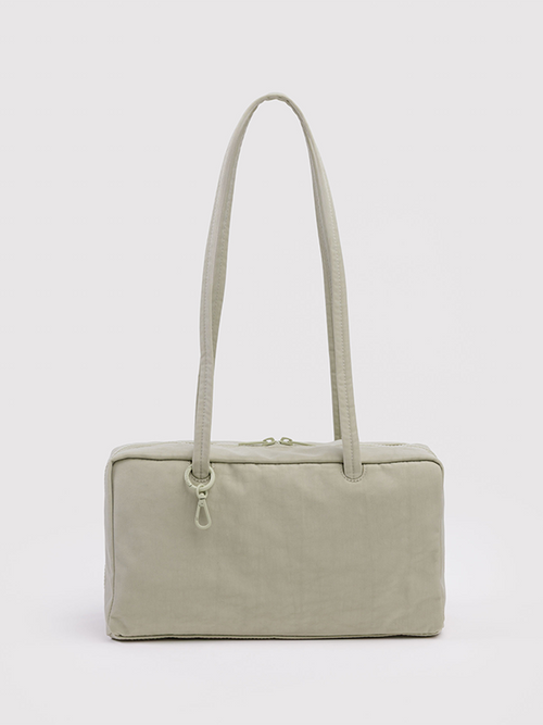 Nylon Bowler Bag: Celadon