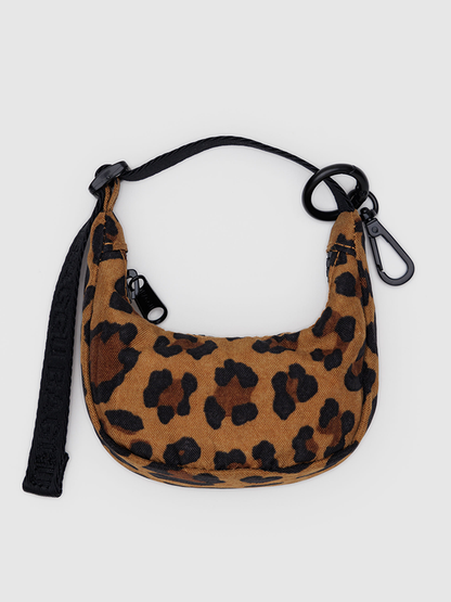 Crescent Bag Charm: Leopard