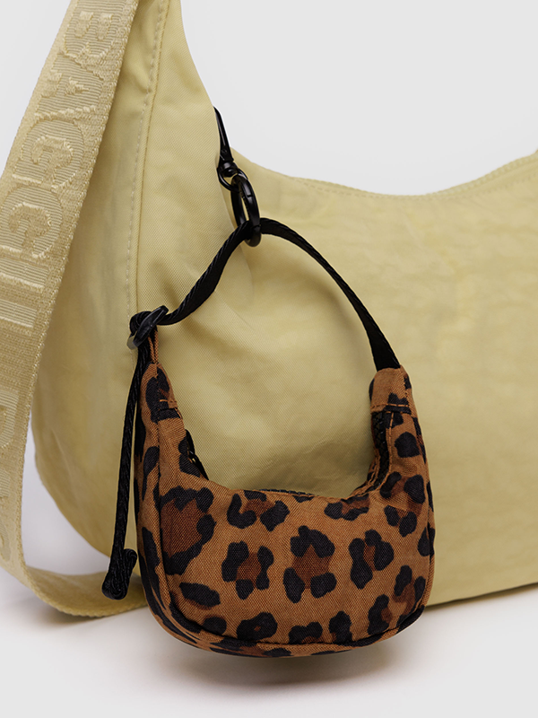 Crescent Bag Charm: Leopard