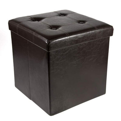 Collapsible Storage Ottoman & Foot Rest