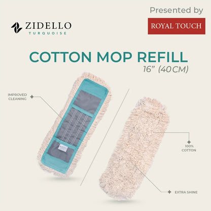 Zidello COTTON MOP - DRY 16" INCH (40CM)