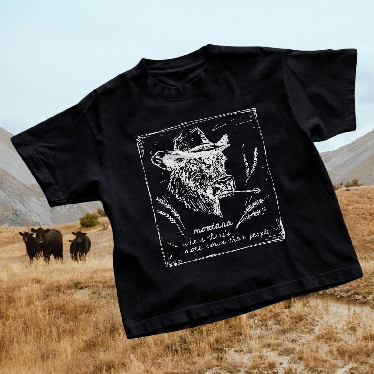 "Montana Cows" Tee