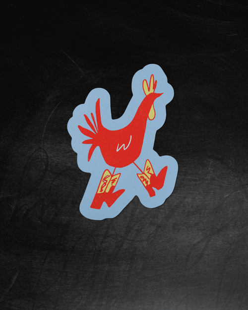 "Cowboy Chicken" Magnet