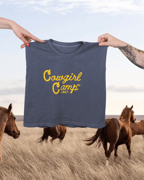 "Cowgirl Camp" Muscle Tank