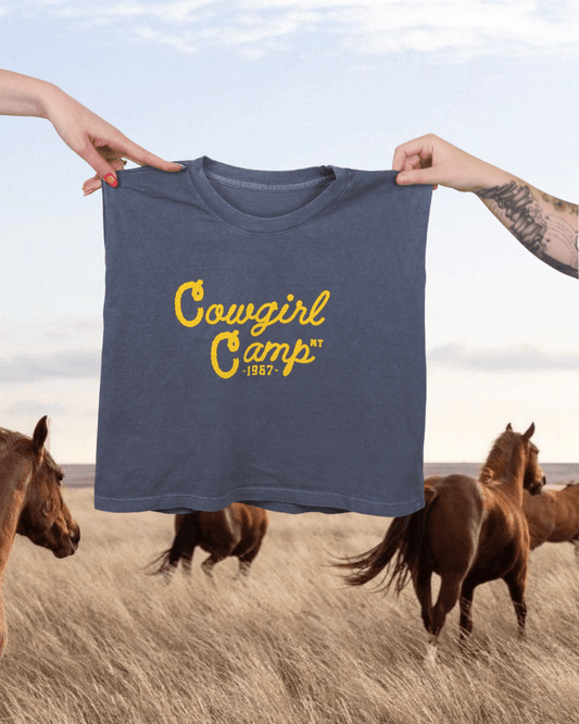 "Cowgirl Camp" Muscle Tank