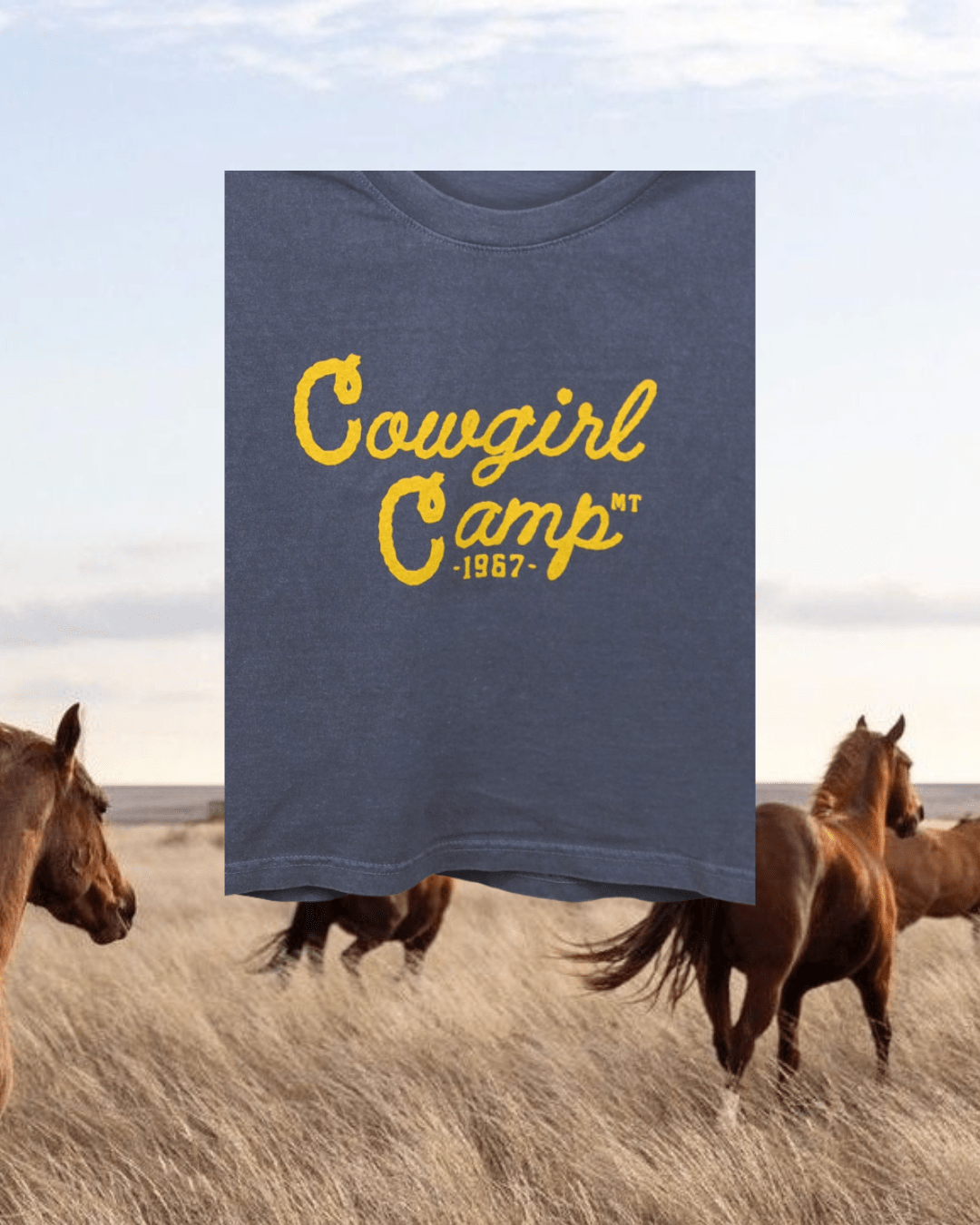 "Cowgirl Camp" Muscle Tank