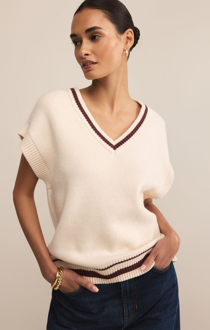 Fletcher Sweater Vest - Crystal