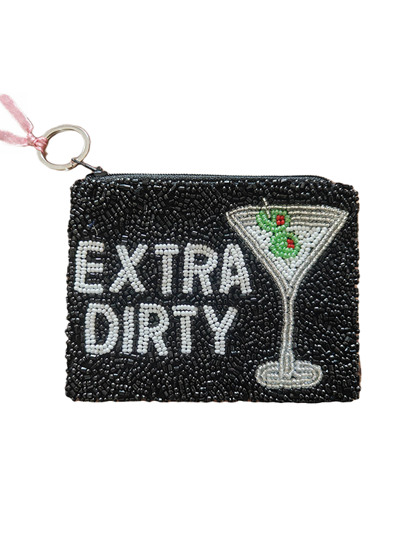 Beaded Pouch: Extra Dirty