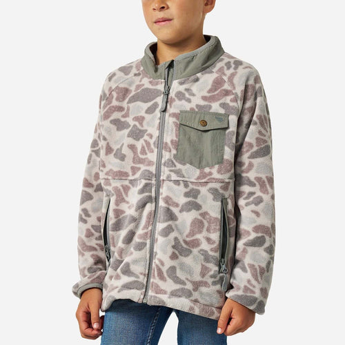 Burlebo: Youth Micro Fleece- Classic Deer Camo