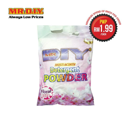 (MR.DIY) Floral Detergent Powder  (600g)