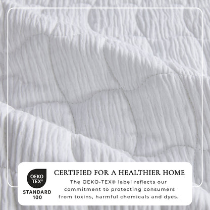 Gauze-Inspired Texture Quilt Set - Wave Stitch Collection