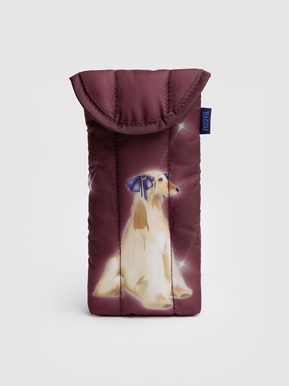 Puffy Glasses Sleeve: Fancy Dogs (FINAL SALE)