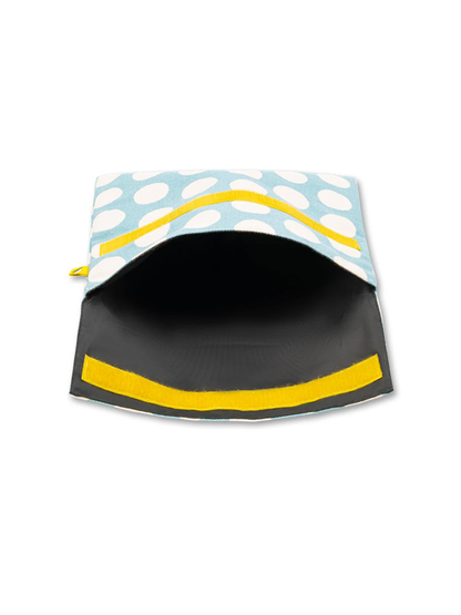 Flip Snack Bag: Dot Blue
