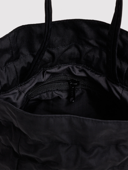 Nylon Drawstring Bag: Black