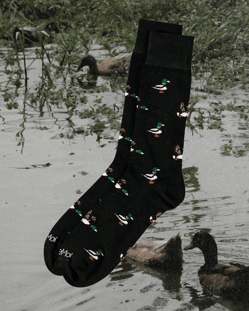 Duck Season Bamboo Men's Crew Socks