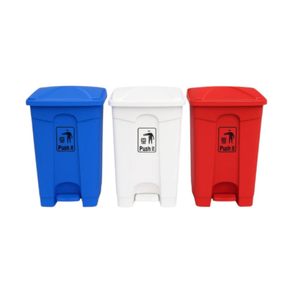 Zidello 90L Plastic Pedal Bin (83 cm × (Random colours)
