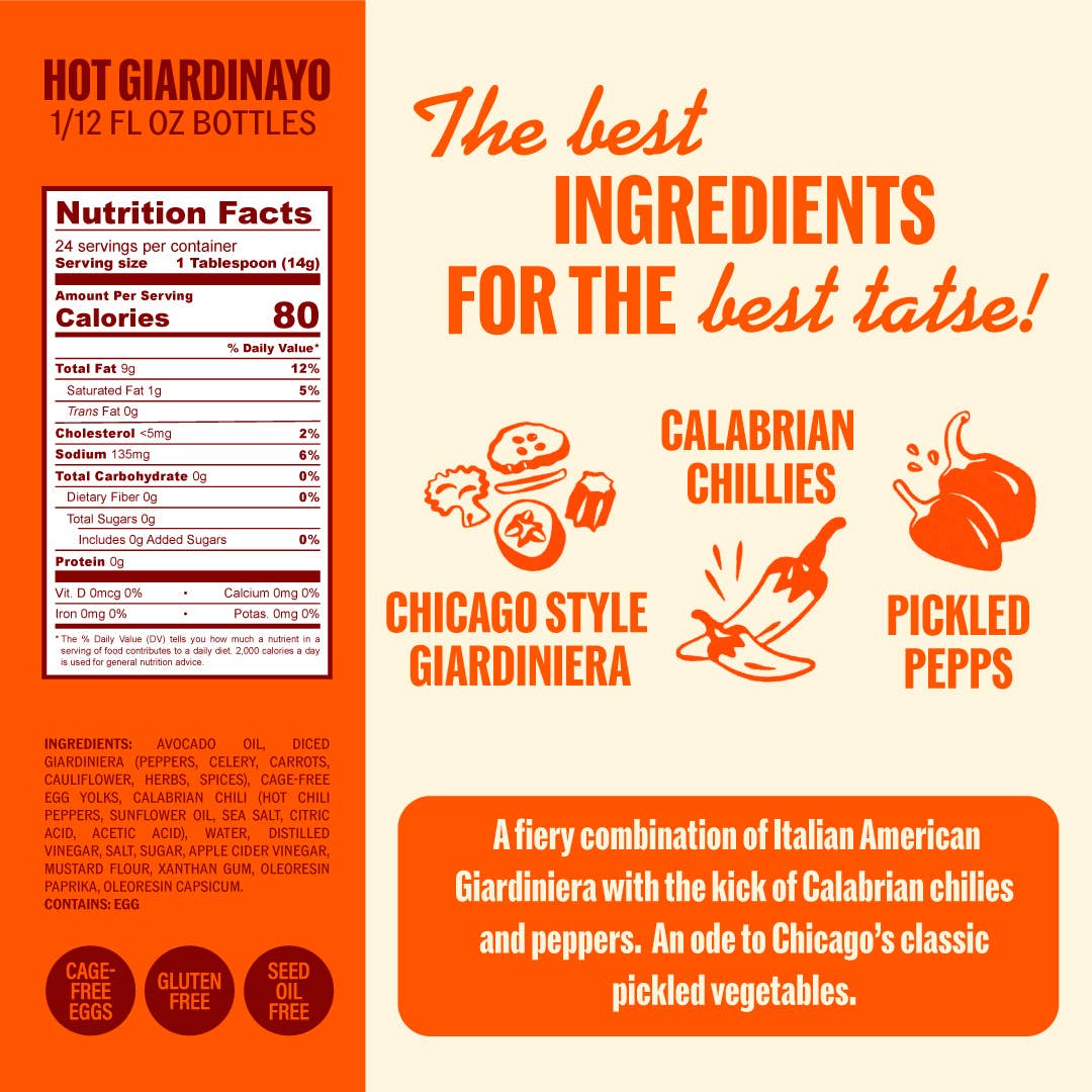 Ayoh Foods - Hot Giardinayo