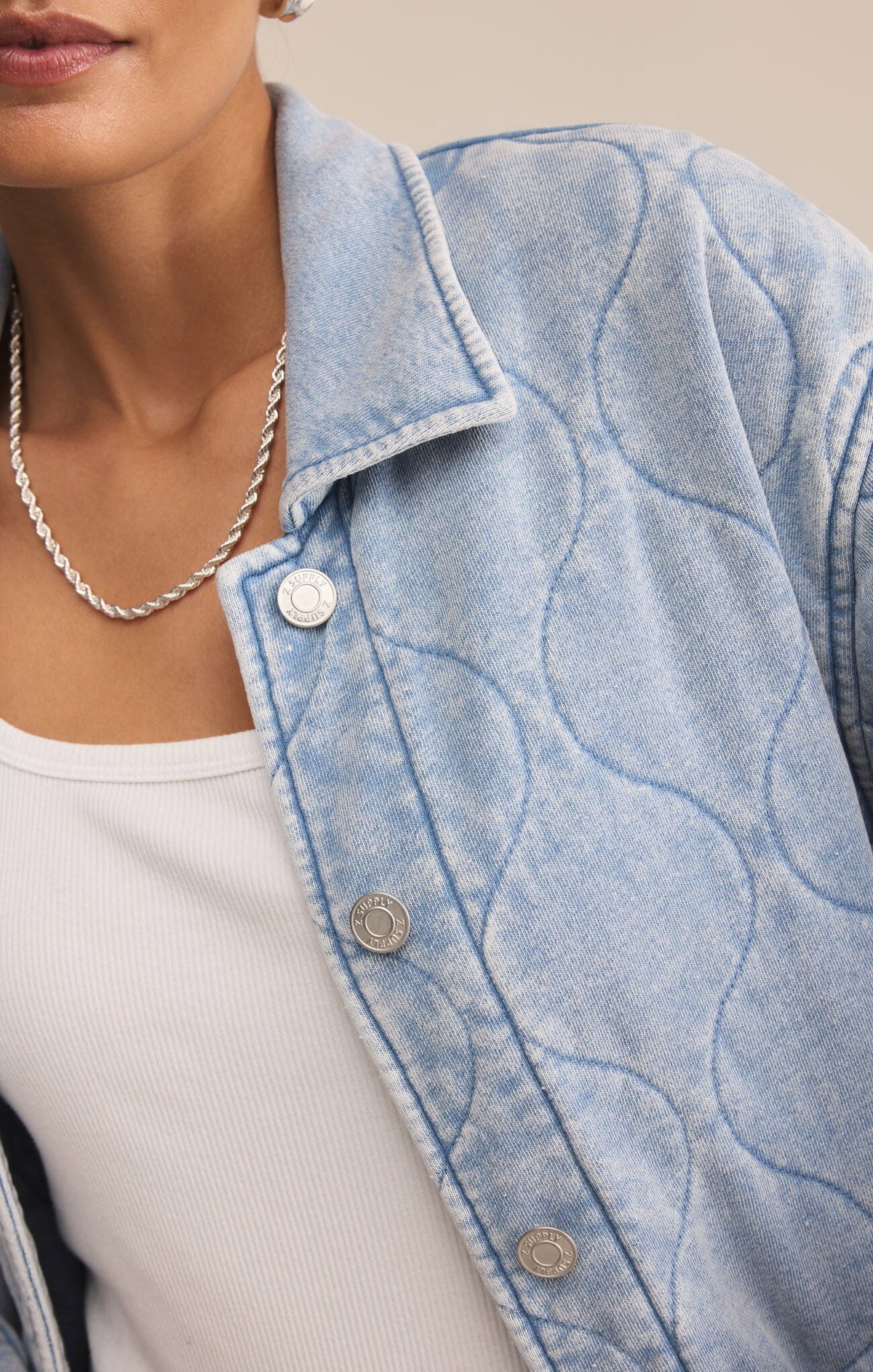 Boulder Knit Denim Jacket