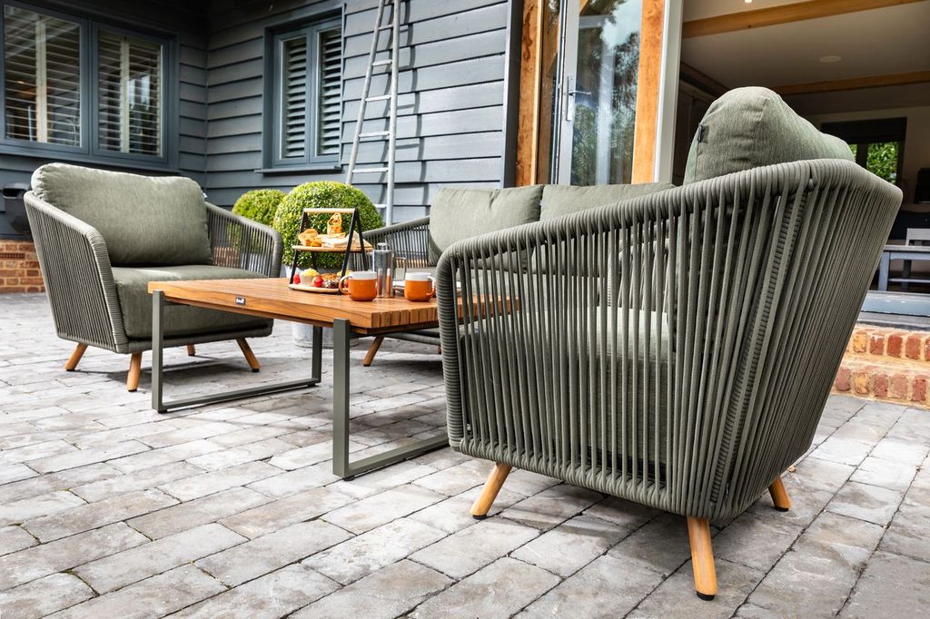 Hartman Eden 2 Seater Lounge Set in Juniper | Luxury Garden Seating