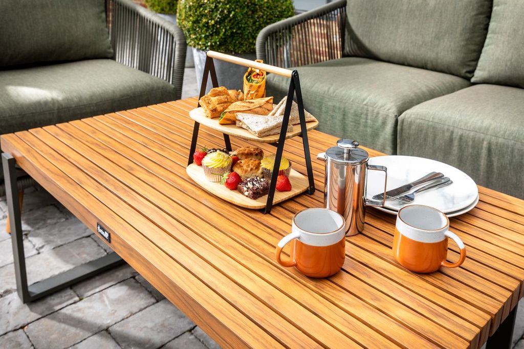 Hartman Eden 2 Seater Lounge Set in Juniper | Luxury Garden Seating