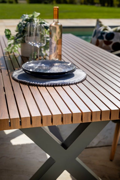 Hartman Eden 6 Seat Rectangular Dining Set in Juniper / Acacia
