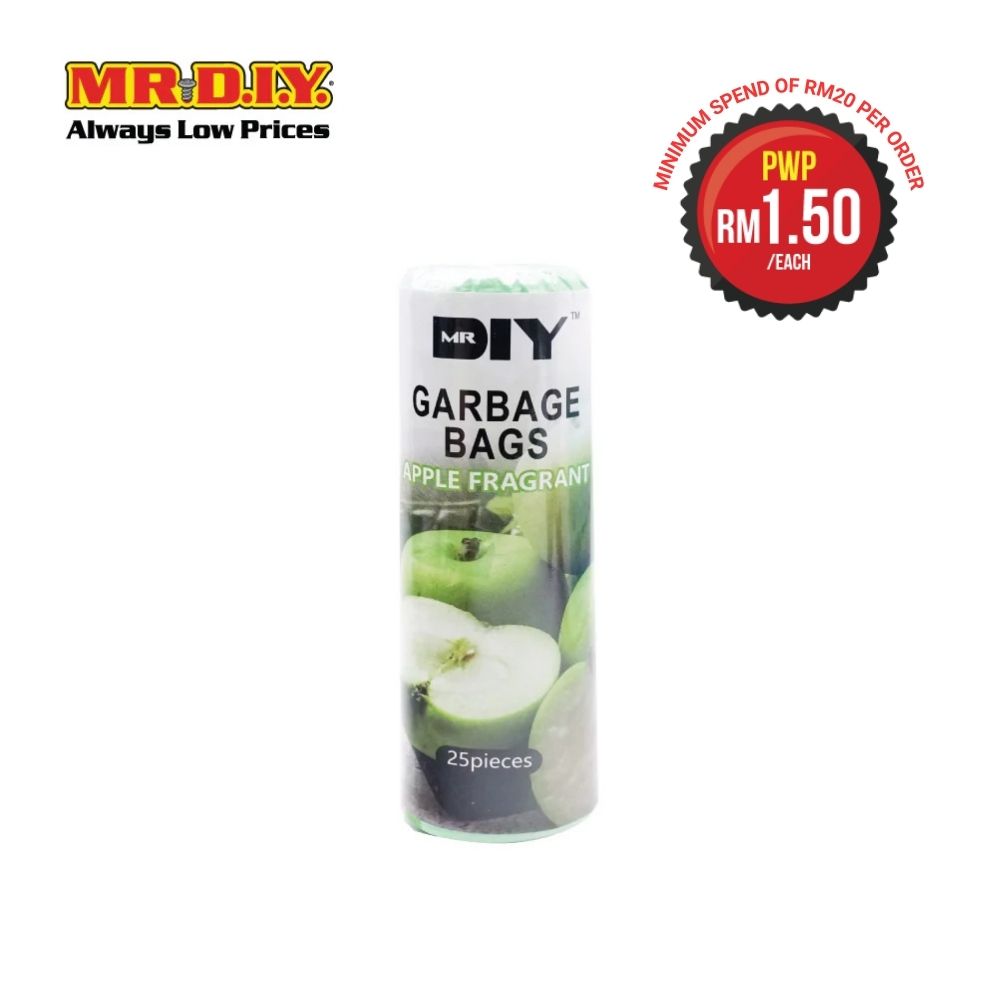 (MR.DIY) Garbage Bags Apple Fragrant S Size (25 pcs)