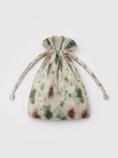Pleated Baggu: Abstract Floral (FINAL SALE)