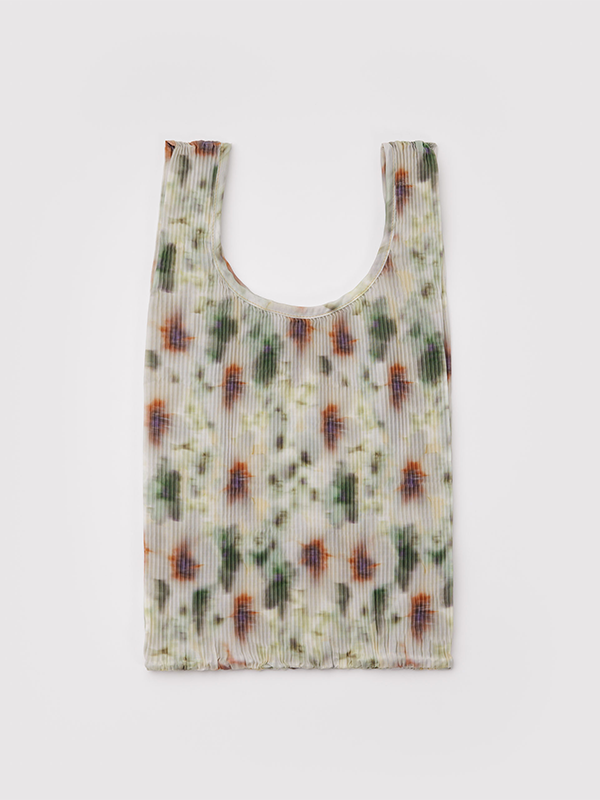 Pleated Baggu: Abstract Floral (FINAL SALE)