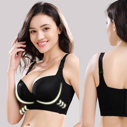 Deep Cup Bra with Built-In Shapewear