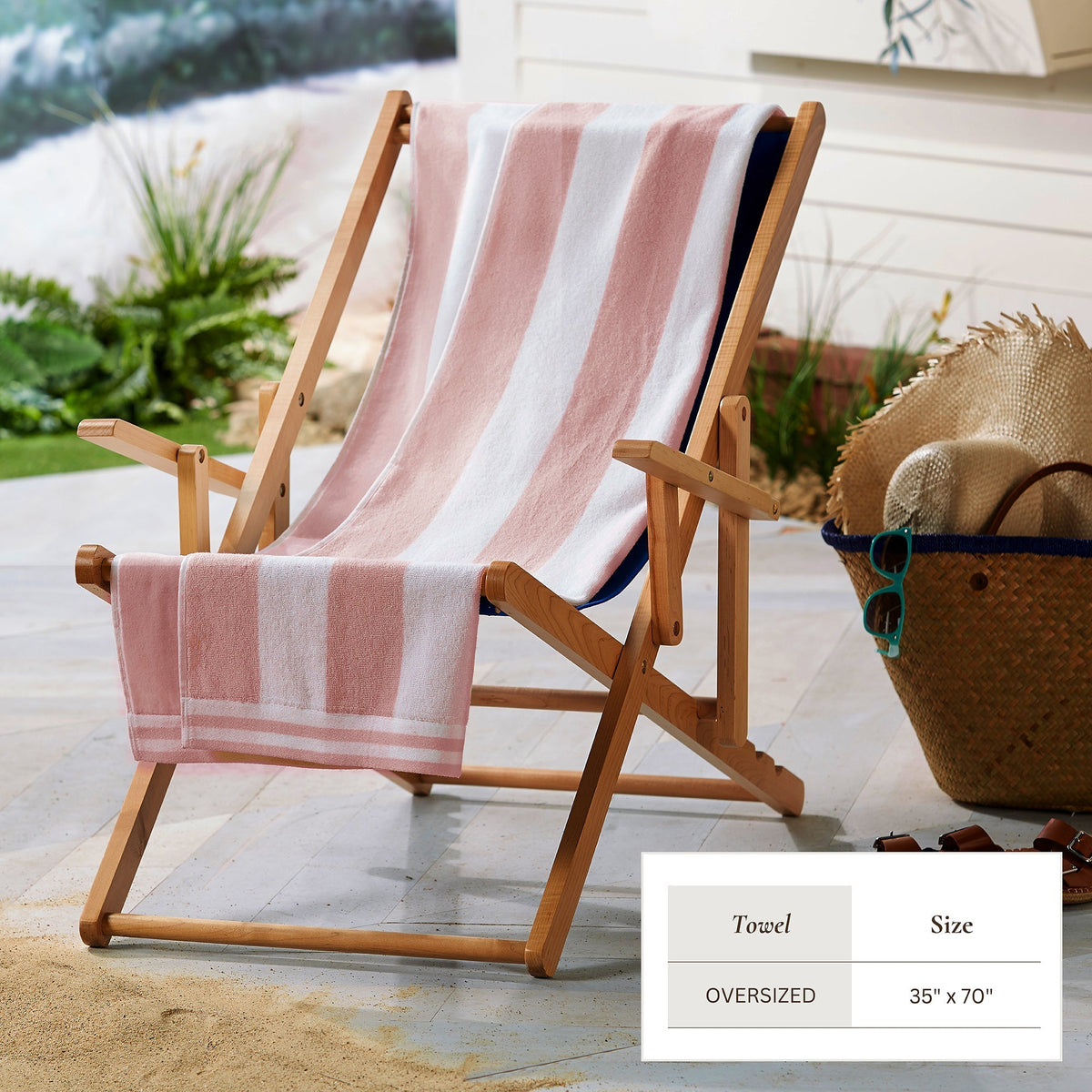 Striped Cabana Beach Towel - Edgartown Collection