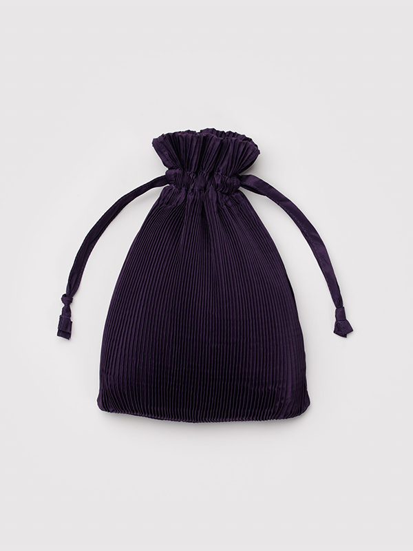 Pleated Baggu: Fig (FINAL SALE)