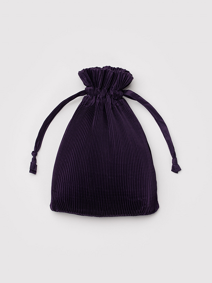 Pleated Baggu: Fig (FINAL SALE)