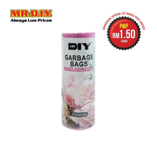 (MR.DIY) Garbage Bags Floral Fragrant S Size (25 pcs)