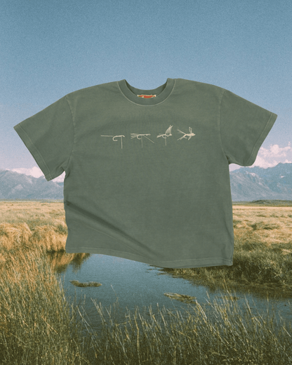 "Fly Tie" Relaxed Tee