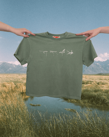 "Fly Tie" Relaxed Tee