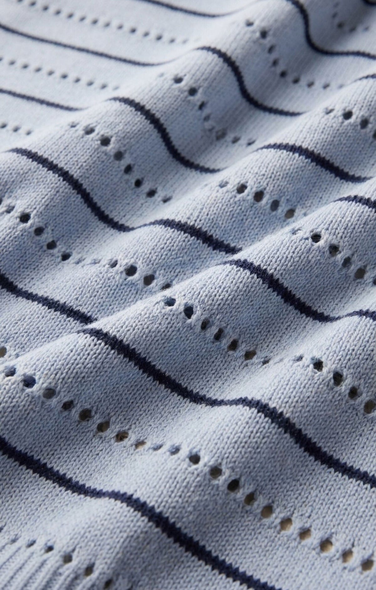 Darby Stripe Sweater- Skyline