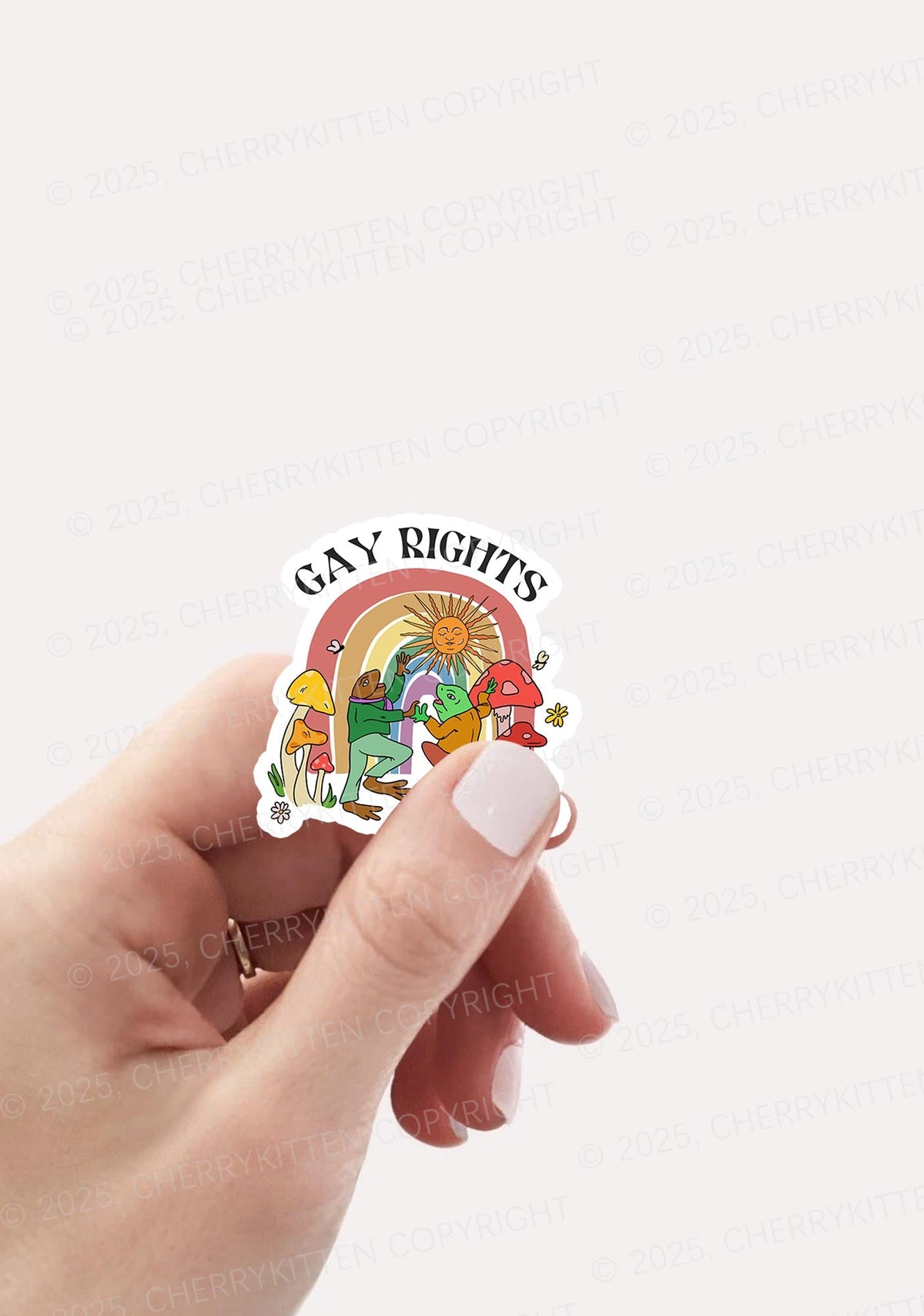 Cherrykitten Gay Art Y2K Stickers Pack Of 11
