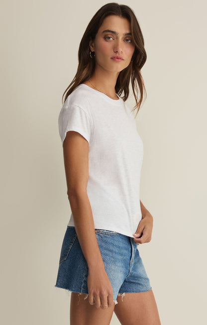 Modern Slub Tee - White