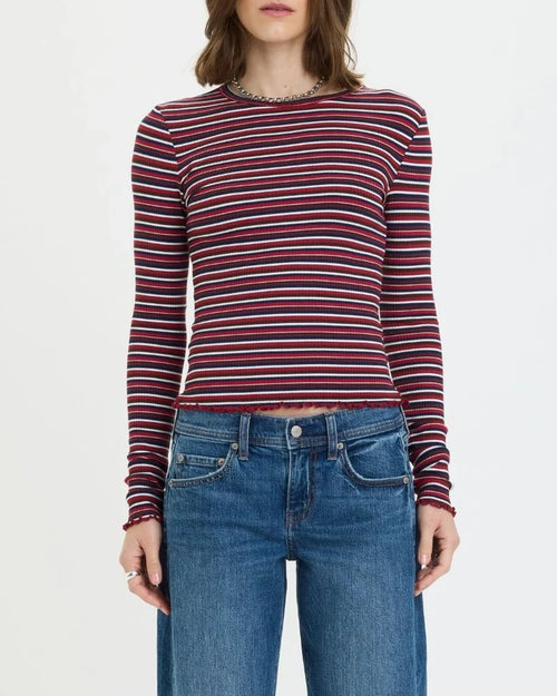 Moondrift Long Sleeve Tee - Serra Stripe