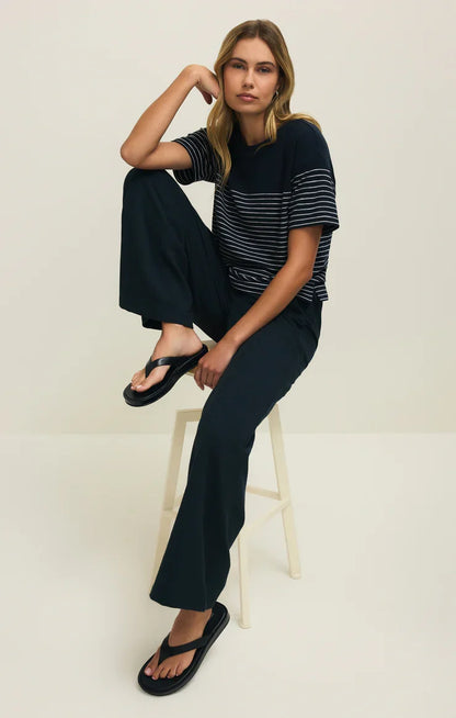 Harbor Striped Shirt- Eclipse