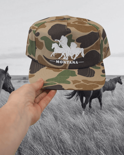 "Horsepower" Camo Hat
