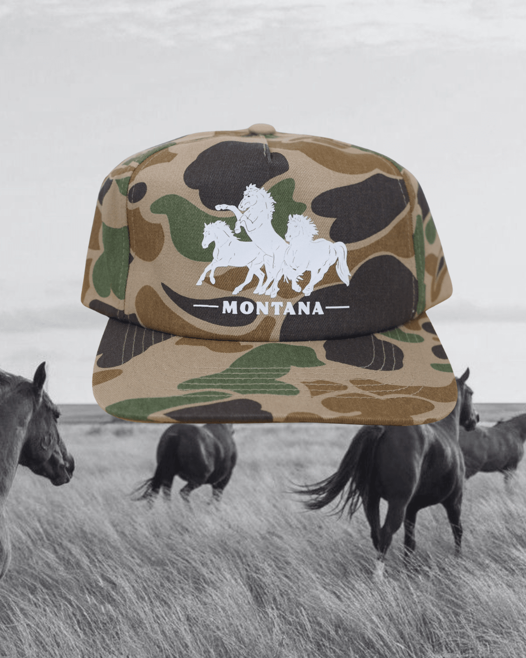 "Horsepower" Camo Hat