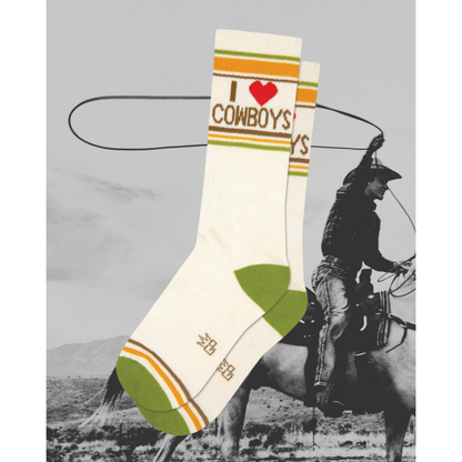 I Love Cowboys Crew Socks