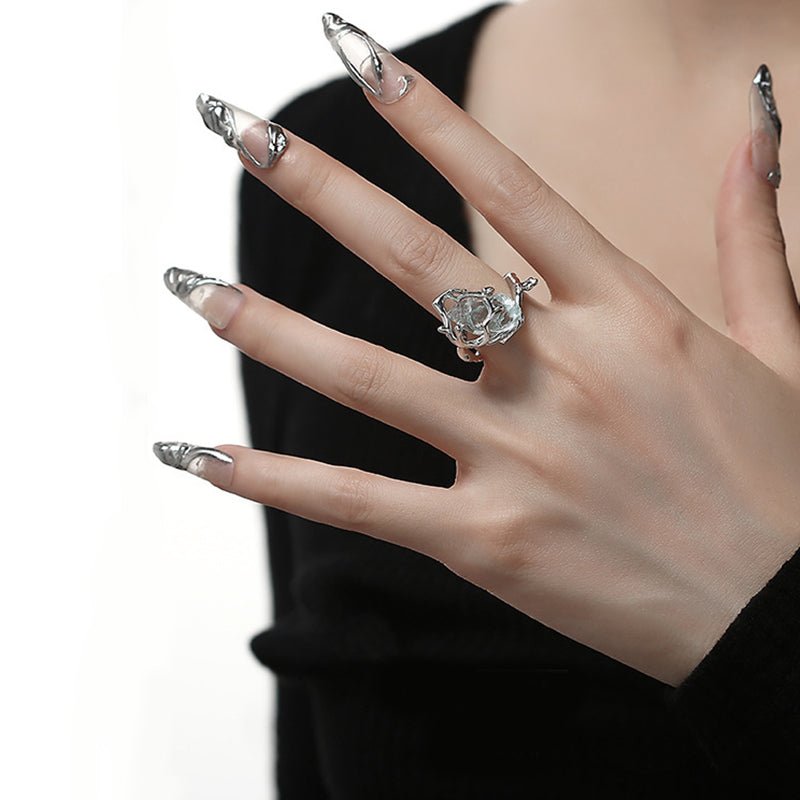 Ice Blue Gem Ring