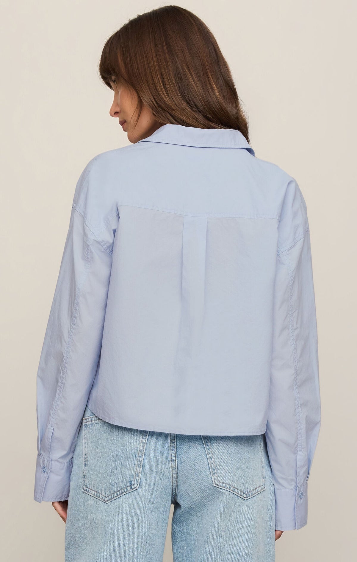 Favorite Button Up Top Hamptons Blue