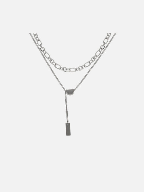 Haaura Hip Hop Layerd Necklace