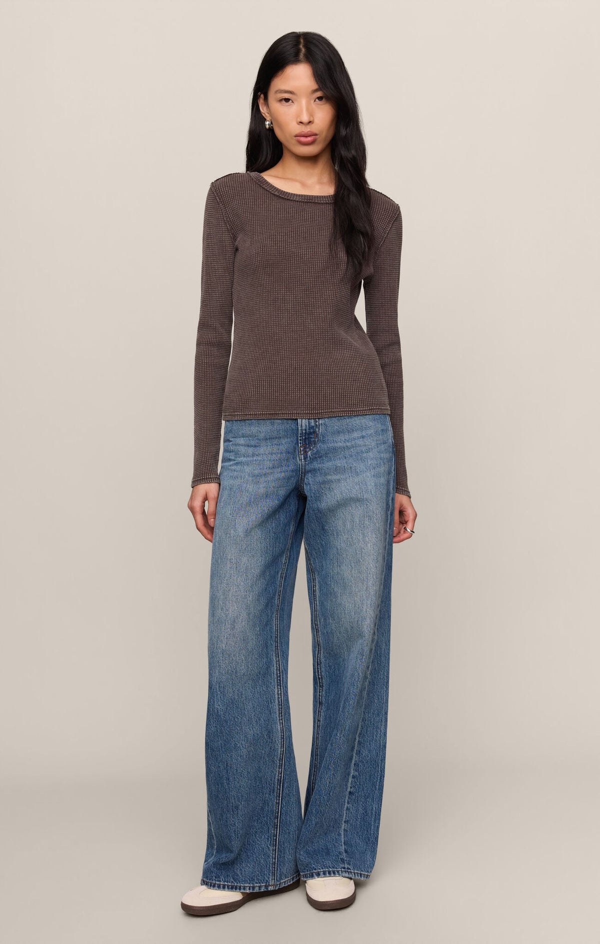 Arlet Mini Thermal Top - Dark Chocolate